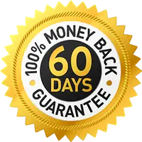 60-day money-back guarantee seal